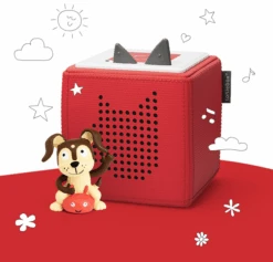 TONIES Red Toniebox Starter Set With Playtime Songs