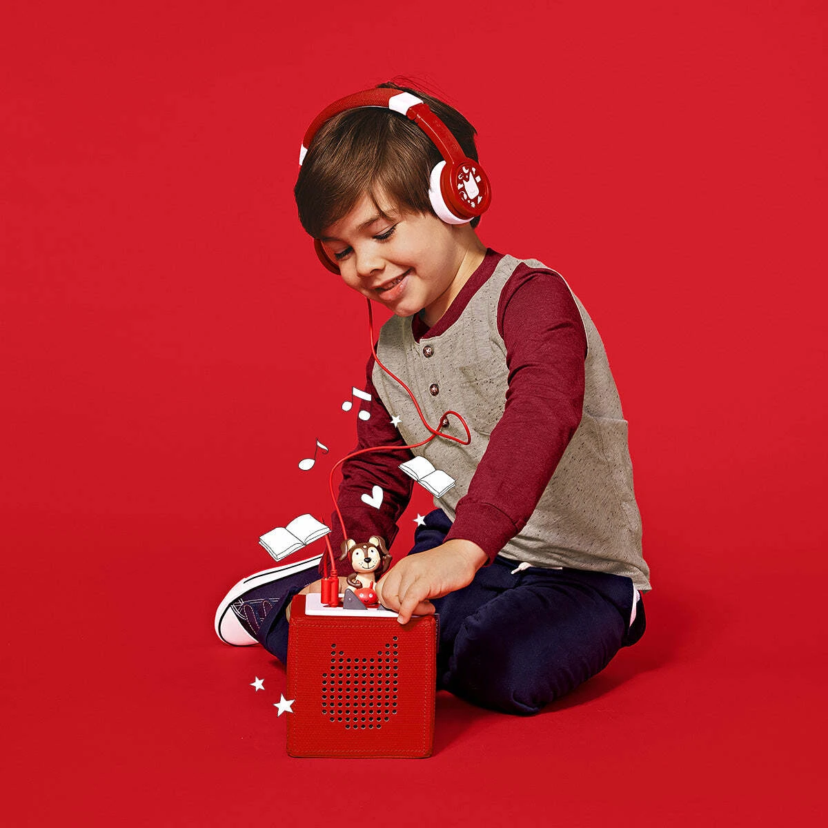 Tonies - Headphones Red-Tonies - From Boxine - Image 3